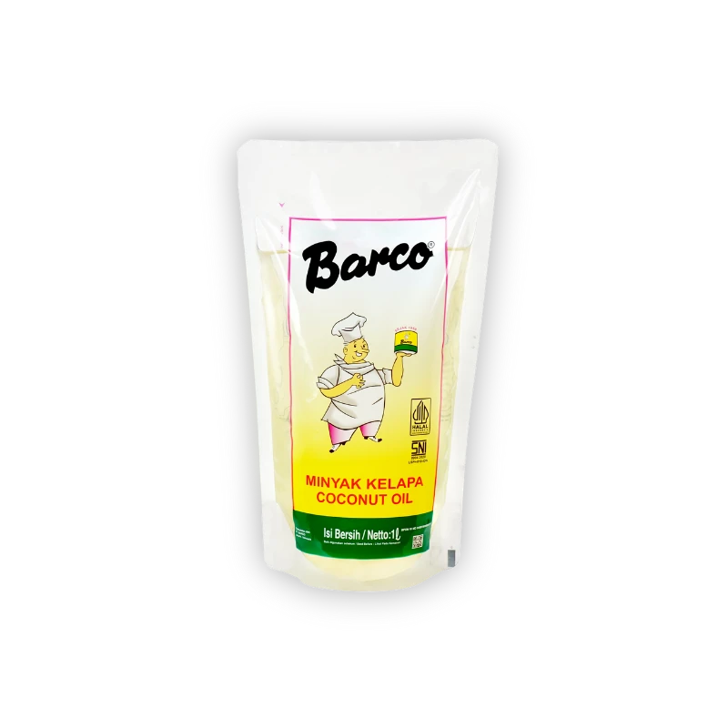 Barco Minyak Kelapa Coconut Oil Pouch 1 Liter